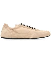 Prada - Collapse Re-Nylon And Suede Sneakers - Lyst