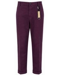Manuel Ritz - Cotton Elastane Trousers - Lyst