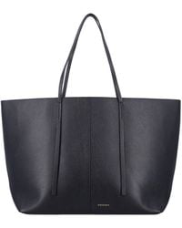 By Malene Birger - Abilla Oversized Leather Tote Bag - Lyst