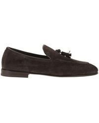 Brunello Cucinelli - Suede Moccasins With Tassels - Lyst