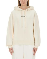 Jil Sander - Cotton Hoodie For - Lyst