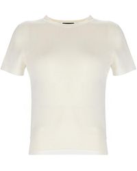 Theory - Wool T-Shirt - Lyst