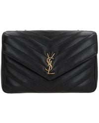 Saint Laurent - Large Loulou Quilted Leather Shoulder Bag - Lyst