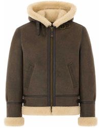 Schott Nyc - Shearling Jacket - Lyst