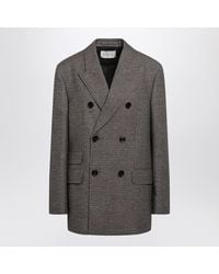 Ami Paris - And Double-Breasted Wool Blazer - Lyst