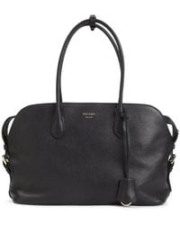 Prada - Leather Shopping Bag - Lyst