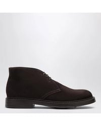 Doucal's - Dark Suede Ankle Boots - Lyst
