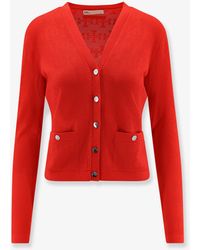 Tory Burch Black Viscose Blend Sweater | Lyst