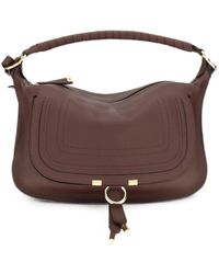 Chloé - Chloé Marcie Small Leather Shoulder Bag - Lyst