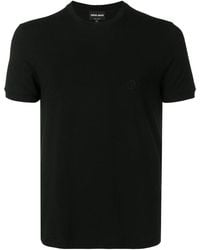 Giorgio Armani - Slim Fit Cotton T Shirt - Lyst