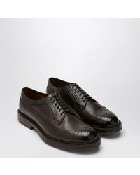 Doucal's - Low Leather Lace-Up - Lyst