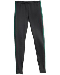 Gucci - Technical Jersey Leggings With Web - Lyst