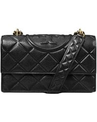 Tory Burch - Fleming Small Leather Crossbody Bag - Lyst