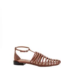 Tod's - Calfskin Strap Sandal - Lyst
