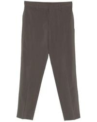 Emporio Armani - Viscose Polyester Trousers - Lyst