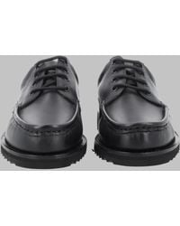 Paraboot - Leather Moc Toe Derby Shoes - Lyst