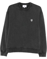 Maison Kitsuné - Maison Kitsuné Fox Head Cotton Sweatshirt - Lyst