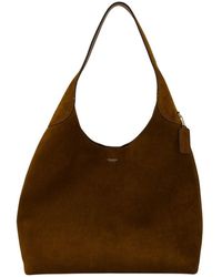 COACH - Brooklyn 39 Suede Leather Hobo Bag - Lyst