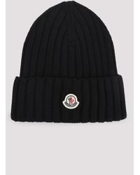 Moncler - Virgin Wool Hat - Lyst