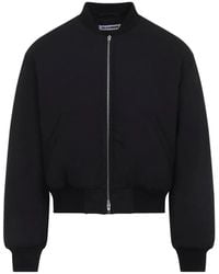 Jil Sander - Cropped Bomber Jacket - Lyst