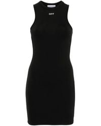 Off-White c/o Virgil Abloh - Mini Dress With Logo - Lyst