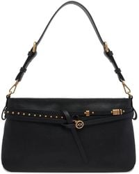 Pinko - Hz Polyamide Polyurethane Cotton Shoulder Bag - Lyst