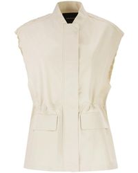 Fabiana Filippi - Dual-Material Waistcoat - Lyst