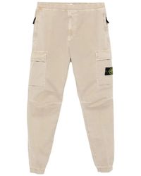 Stone Island - Cargo Trousers With Patch Pockets - Lyst