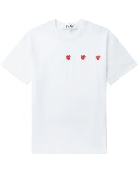 Comme des Garçons - 'Logo Print' T-Shirt - Lyst