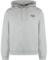 A.P.C. - Rue Madame Cotton Hoodie Jumpers - Lyst