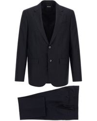 ZEGNA - Pinstriped Flannel Dress - Lyst