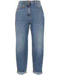 Elisabetta Franchi - Cotton Jeans - Lyst
