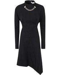 JW Anderson - Neck Chain Long Sleeve Dress - Lyst