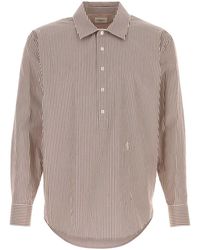Saint Laurent - Chemise Classic Fit Col Polo B - Lyst