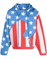 ERL - Stars And Stripes Swirl Sweatshirt - Lyst