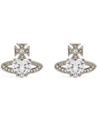 Vivienne Westwood - Ariella Heart Shaped Stone Earrings - Lyst