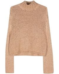 forte_forte - Silk Cashmere Mohair Turtleneck Swe - Lyst