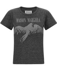 Maison Margiela - Graphic Print T-Shirt - Lyst