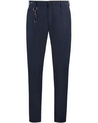 Paul & Shark - Technical Nylon Pants Elastane Trousers - Lyst