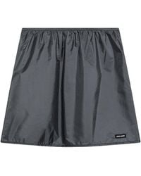 Miu Miu - Technical Fabric Skirt - Lyst