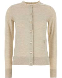 Burberry - Light Wool Cardigan - Lyst