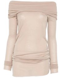 Rick Owens - Off-Shoulder Top - Lyst