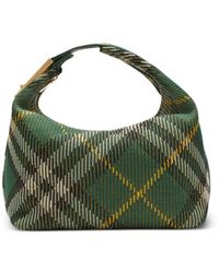 Burberry - Medium Check Pattern Shoulder Handbag - Lyst