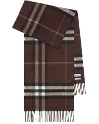 Burberry - Plaid Cashmere Scarf - Lyst