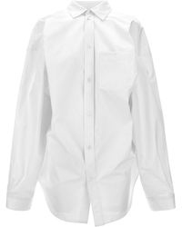 Balenciaga - Oversize Shirt With Pocket - Lyst