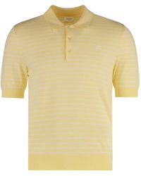 Celine - Short-Sleeve Cotton Polo Shirts - Lyst