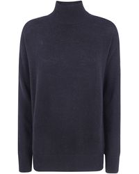 Rossopuro - Long Sleeved Turtle Neck Over Sweater - Lyst