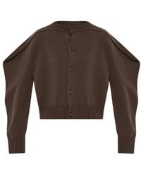HOMME PLISSÉ - Homme Plisse "Akimbo Knit" Volume Cardigan - Lyst
