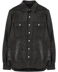 Rick Owens - Leather Jacket - Lyst