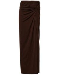 ANDAMANE - Zohra Draped Maxi Skirt - Lyst